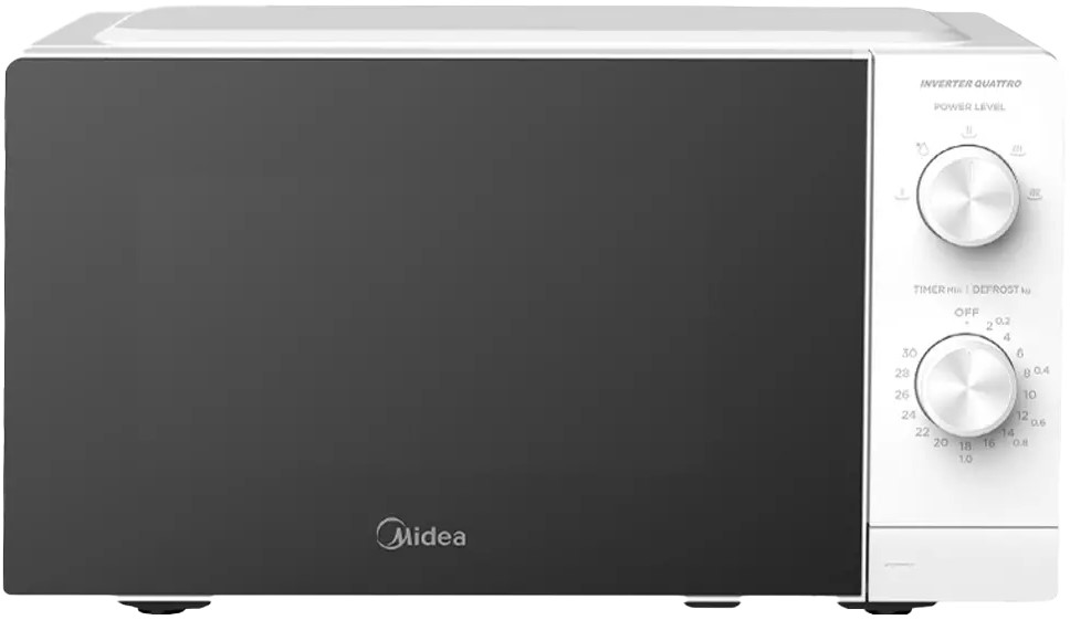 MM20-WHITE Midea 20 Litres Manual Inverter Microwave Oven White - Image 1