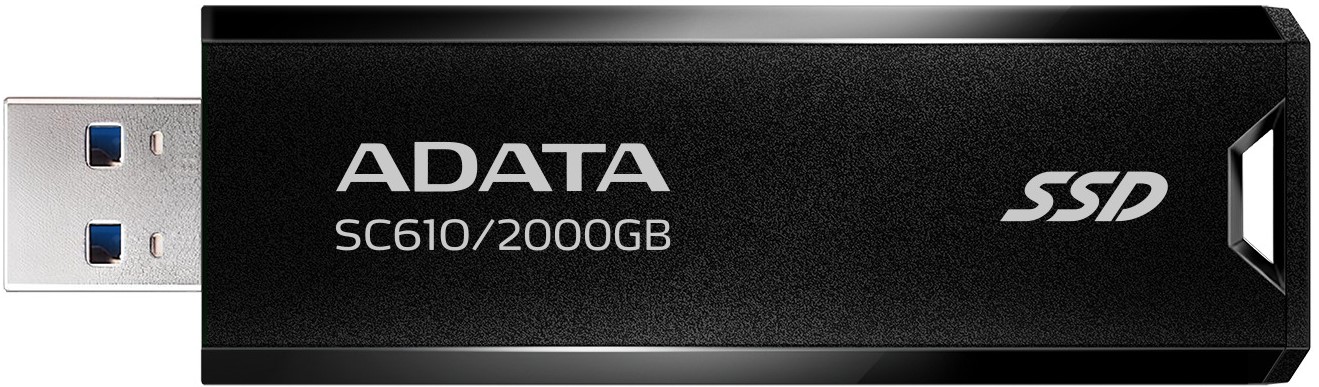 SC610-2000G-CBK Adata SC610 USB 3.2 Gen2 2TB External SSD - Image 1