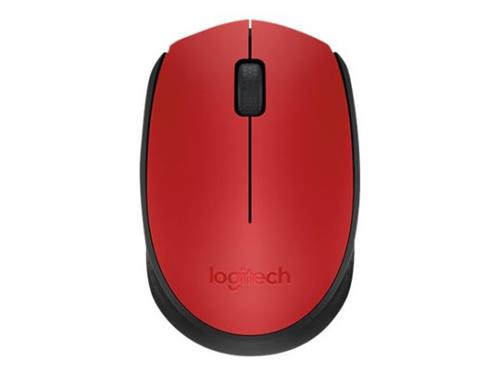 910-004641 Logitech M171 Optical Wireless Mouse Red - Image 1
