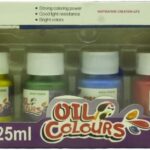 Bertand 6 x 25ml Assorted Oil Paint Colors Set