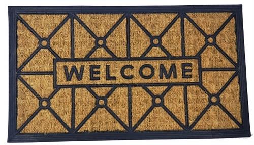 TH108-097 Totally Coir Welcome Doormat 40x70cm - Image 1